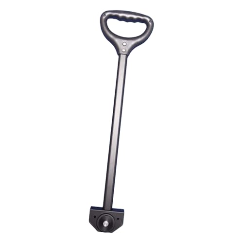 LeeQinersw para Carro Manija Ergonómica de Aleación de Aluminio Reemplazo Universal para Carrito y Trolley Accesorios para Picnic Jardín Transporte y, Negro