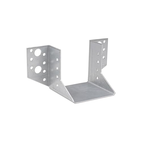Balkenschuh 80x80 außenliegend galvanisch verzinkt Balkenträger aus Stahl mit 2 mm Materialstärke 1 Stück