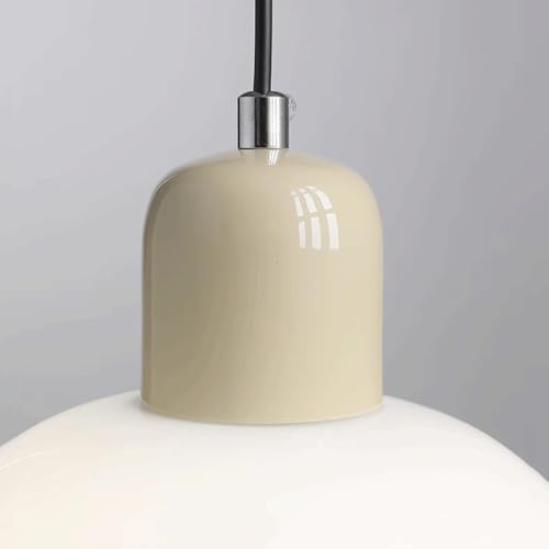 Abat-jour de lampe suspendue en verre E27 pour diffusion douce