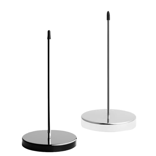 状差し ペーパー差し 伝票差し 2個セット メモホルダー 刺し 状差し 請求書フォーク ペーパー差し 領収書ホルダー メモ 耐久性 領収書 注文 整理 卓上 汎用性 滑り止め レストラン (ブラック+シルバー)