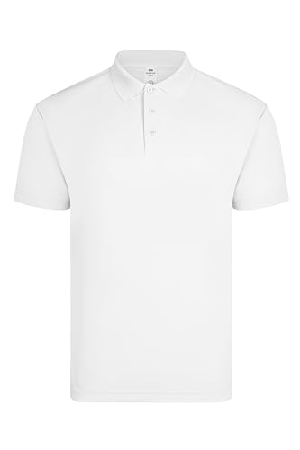 Mukua PS160U-BOGAN Polo Color White Talla S Polos Manga...