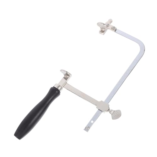 OFFSCH Marco de de Arco Ajustable Forma Herramienta Ergonómica para Joyería Manual Compacta y Resistente con Mango Cómodo para Corte Preciso