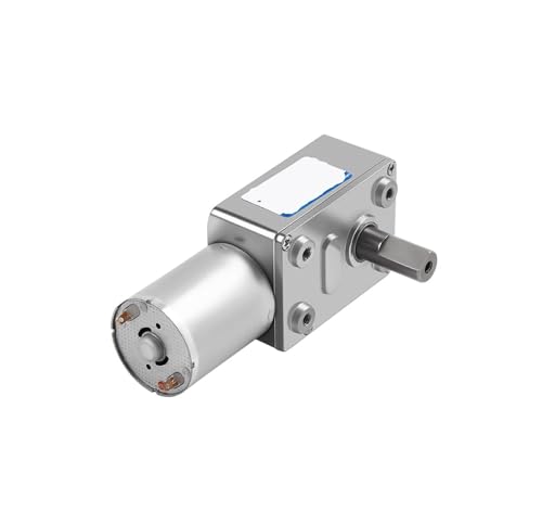 Moteur à vis sans fin JGY370 autobloquant robuste avec arbre long 8mm 12v