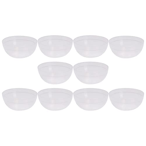 OUNONA Cuenco para Faciales 30 Pcs Cuenco de PVC Anticaídas Herramienta para Bricolaje Artículos de sin Sustancias Nocivas