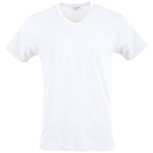 Gildan Mens Cotton Stretch T-Shirts, Multipack