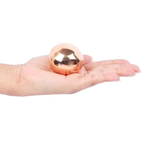 Image of Ayurvedic Copper Ball for Drinking Purification & Infusion | Natural Energy Charger for Health, Meditation & Wellness | Rustproof & Durable | for Home & Kitchen
