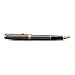 Parker Sonnet Fountain Pen | Grey Lacquer with Gold Trims | Medium Stainless Steel Nib with Gold Coating | Black Ink Cartridge Refill | Gift Box | Perfect Graduation Gifts
