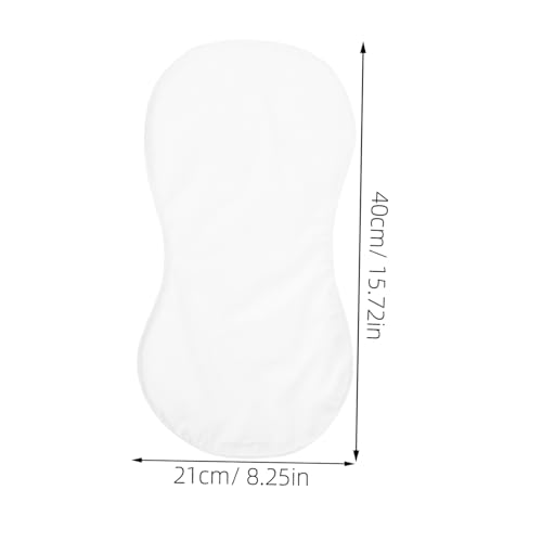 3Pcs DIY Sublimation Blank Burp Cloths Absorbent Heat Transfer Burping Cloth for Custom Designs2