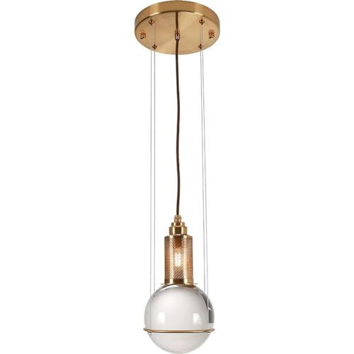Suspension cristal luminaire suspendu moderne en verre ciselé pour salon et chambre