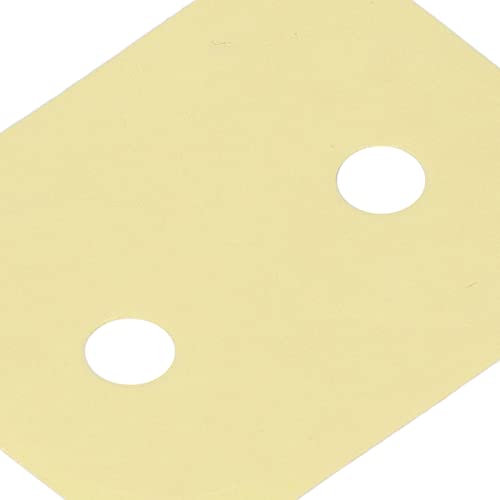Image of YWBL-WH Lens Edging Blocking Sticker, 500 Pieces, Double Sided Adhesive Tape, PET Film, 28x39mm, Transparent, for Eyeglasses Polishing