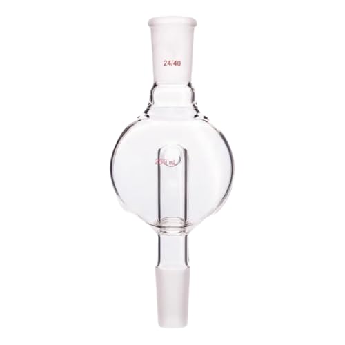 Rotary Evaporators Borosilicate Glass with Standard Taper Outer Upper Joint 24/40 Inner Lower Joint Bump Trap 24/40 250ml