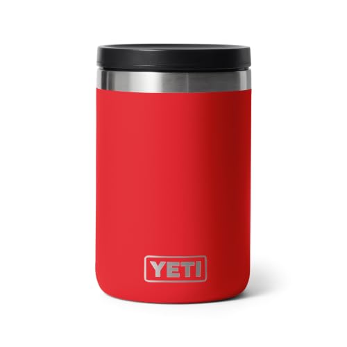 Image of YETI Rambler 16 oz Food Jar, Vacuum Insulated, Stainless Steel, With Airtight Lid, Rescue Red