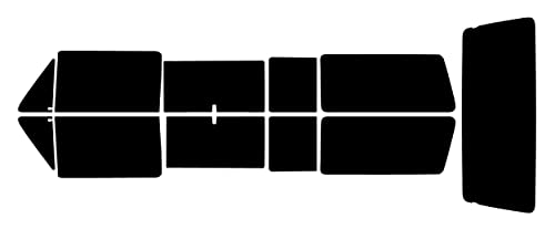 True Line Automotive Precut Car Window Tint Compatible with Volkswagen Vanagon Mini Van 1980-1991 - 20% All Side and Back Windows - Window Tint Film - Pre Cut Window Tint for Car Windows - Tint Kit