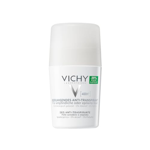 VICHY Anti-Transpirant 48h Für sehr empfindliche oder epilierte Haut bis zu 48 Stunden Wirkung Roll-On Dermo Tollerance 50ml