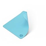 SteelSeries ゲーミングマウスパッド 大型 ノンスリップラバーベース 45cm×40cm×0.2cm QcK + Aqua Lサイズ 63462 アクア