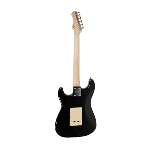 Image of SEST230 HSS Electric Guitar with Bag | Beginner Electric Guitar Kit with HSS Pickups, Basswood Body, Maple Neck & Rosewood Fretboard, Tremolo Bridge| Includes Padded Gig Bag & Allen Key