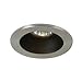 Step Baffle Trim Shade Color: White, Finish: Satin Nickel