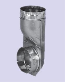 Chimney 89614 4 in. Dryer Vent Offset Elbow