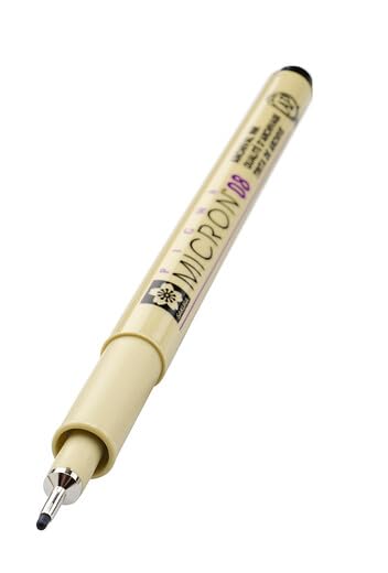 Sakura Pigma Micron Fineliner Set – 8 Schwarze + 8 Farbige Stifte, Verschiedene Stärken