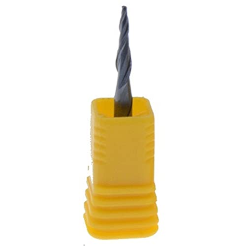 BERWENNY HRC55 D3.175-D6mm Tapered Ballnose End Mill Carbide Coated CNC Milling Cutter (Dimensions : R0.25x20.5xD4x50L)