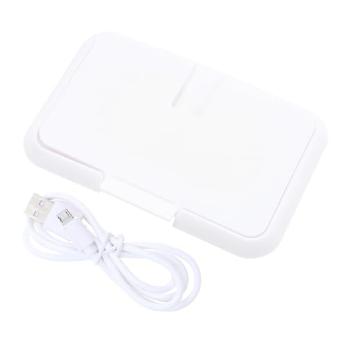 KOMBIUDA Calentador Portátil para Toallitas Húmedas Función de Temperatura Constante Ahorro Energético Compacto para Coche y Hogar Caja Dispensadora Segura y Práctica