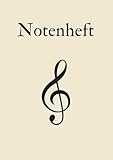 Notenlinienheft DIN A4 – 100 Seiten mit Seitenzahlen & Inhaltsverzeichnis zum Ausfüllen: Blanko Musikheft für Schüler, Komponisten & Musikunterricht – Musik Notenbuch