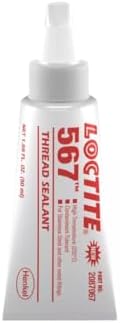 Loctite 2087067 567 Thread Sealant 50 mL Tube, White (Pack of 1)