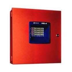 FIRE-LITE ALARMS MS-4 FIRE PANEL, 4 ZONE, 24V