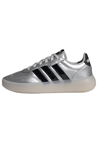 adidas Unisex - Bambini e Ragazzi BARREDA Decode Shoes Junior, Silver Met./Core Black/Chalk White, 35 1/2 EU