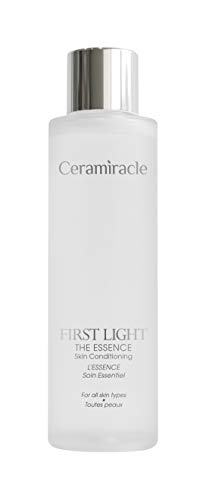 Ceramiracle First Light The Essence | Potent, Anti-Aging, Skin Conditioner, Anti-Aging, Improves Complexion, Firming | BioFerment Essence, Organic Rice Ferment, Mugwort, Ginseng | 5.0 fl oz