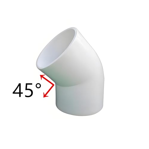 2" PVC Vent Cap with Stainless Steel Screen,45°Vent Termination Cap for Furnace Intake & Exhaust Vent Pipe,Fits 2" PVC Pipe, (Outer Diameter 2.3"-2.375" ONLY),No Elbow or Coupling Required,1 Piece by LGQF-LL - Image 4