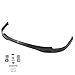 FREEMOTOR802 Front Bumper Lip Splitter, Compatible with 1992-1996 Honda Prelude, TR Style Unpainted Black PP 1PC Air Dam Chin Spoiler Underbody Front Lip Spoiler Lower Guard Protector