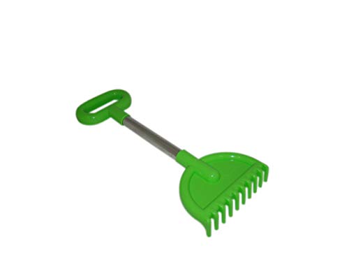 Polesie 41104 Rechen kurz mit Aluminium Griff Spielzeug, 34 cm