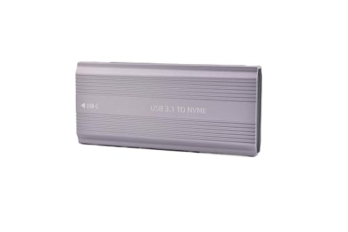 Caja externa RGB para SSD M.2 con USB Tipo-C 3.1 10Gbps miniatura 2