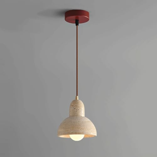 Lampes suspendues en travertin jaune pour îlot de cuisine et restaurant