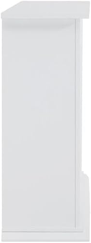 Miniatura 5 de Bowery Hill Chimenea eléctrica que cambia de color de mármol en blanco