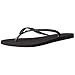 Havaianas Women's Slim Crystal Glamour Flip Flop Sandal,Black, 37/38 BR(7-8 M US Women's / 6-7 M US Men's)