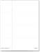 VersaCheck Security Personal Check Refills: Form #3001 Personal Wallet - White Canvas - 250 Sheets