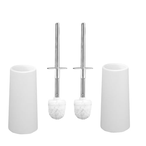 Catálogo para Comprar On-line Escobillas y portaescobillas de inodoro de esta semana. 50 Ulable Escobilla de Inodoro y Soporte,Paquete de 2 cepillos de Inodoro de Acero Inoxidable, para Inodoro, ergonómico escobilla para Inodoro,Limpieza baño,escobillas de...