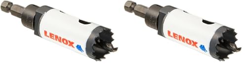 LENOX Tools Bi-Metal Speed Slot Arbored Hole Saw with T3 Technology, 7/8