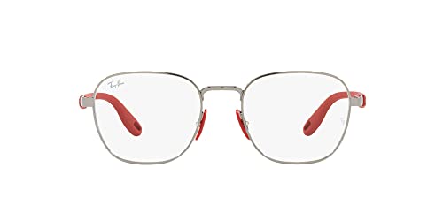 Image of Ray-Ban unisex-adult Rx6484m Scuderia Ferrari Collection Square Prescription Eyewear Frames