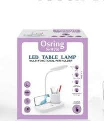 Image of LED Table Lamp, Square Shape, with USB Input, Indoor Lighting