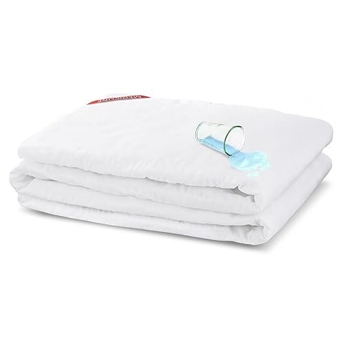 AIO Ecco Matratzenschoner 140x200 cm | wasserdichte, atmungsaktive Mikrofaserauflage mit Gummizug | antiallergisch, hygienisch, Öko-Tex Zertifiziert – ideal für Allergiker