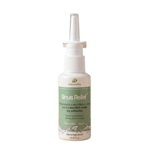 Nature's Rite Sinus Relief™, 1.5 oz. (45 mL) – All-Natural Nasal Sinus Spray – Relief for Sinus Problems – Encourages a Healthy Sinus System – Easy-to-Use, Portable Sinus Support – Made in USA