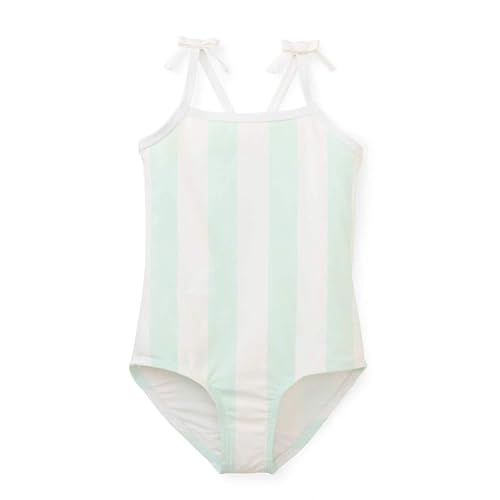 Hope & Henry Girls' One-Piece Swimsuit Containing Recycled Fibers with UPF 50+ Sun Protection