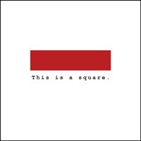 This Is a Square. 0966950461 Book Cover