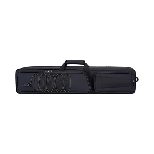 RNXRZANK Estojo para Taco de Sinuca de 4x5 Polegadas, Estojo para Taco de Bilhar, Bolsa para Armazenamento de Taco de Sinuca, preto