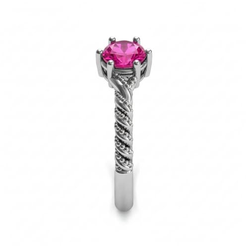 Bijoux birthstone bague en argent 925 comme cadeau d'anniversaire idéal