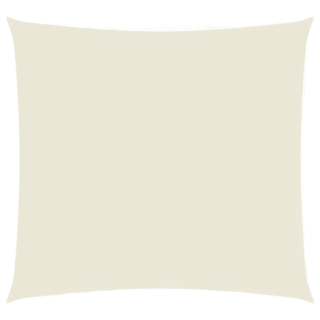 vidaXL Sunshade Sail Oxford Fabric Square 3.6x3.6m Cream Garden Awning Canopy