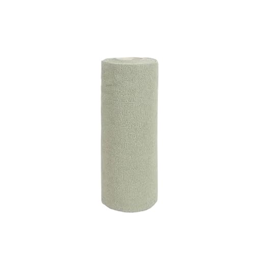 Toallita de limpieza reutilizable, paño de cocina for el hogar, rollos de toalla de microfibra, trapos for platos, reemplazo de toallas de papel, 1 rollo de 20 hojas Para Cocina, SalóN, Coche(Green)